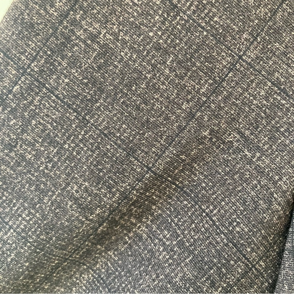 Nanette Lepore Plaid Window Pane Ponte Single-Button Lined Blazer in Brown (10) - Picture 6 of 12
